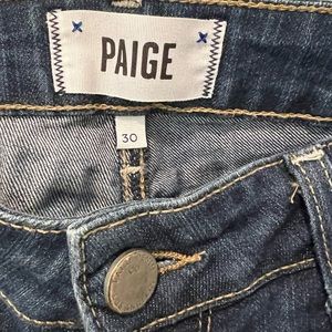 Paige straight leg/boot cut jeans